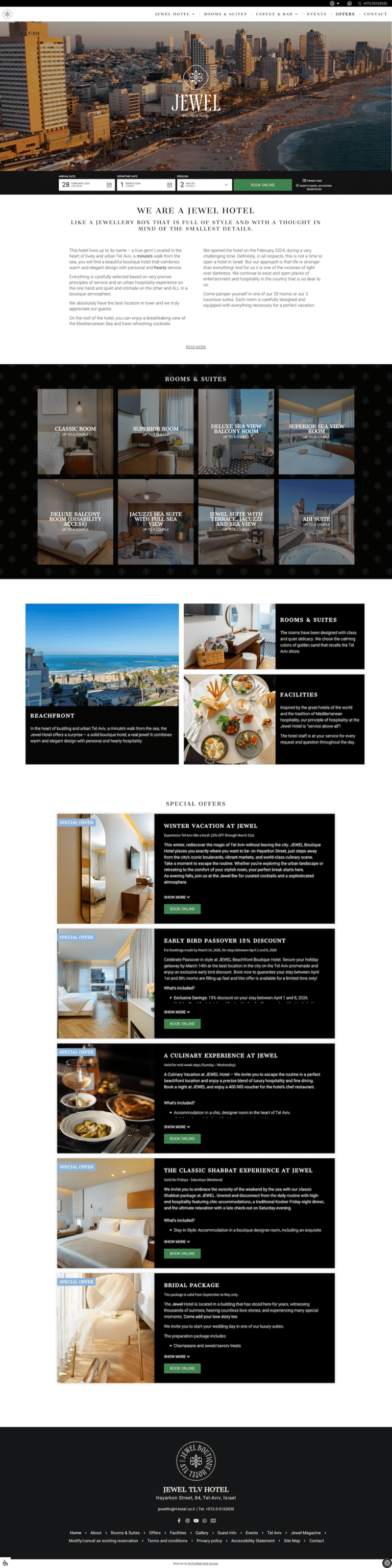 Jewel Hotel in Tel Aviv